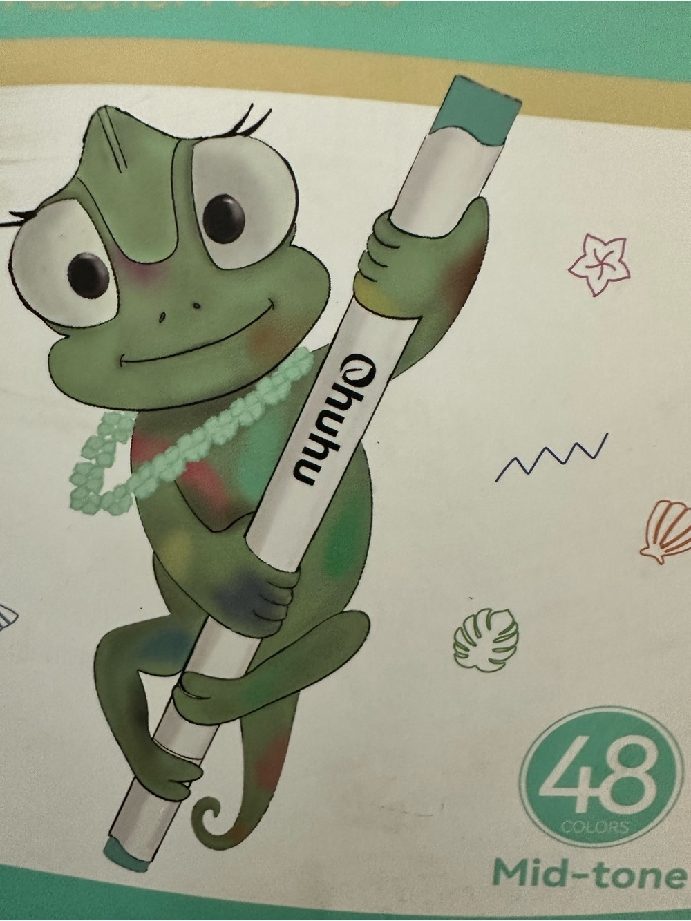 Ohuhu Honolulu Set of 48 Mid-Tone Markers Brand New